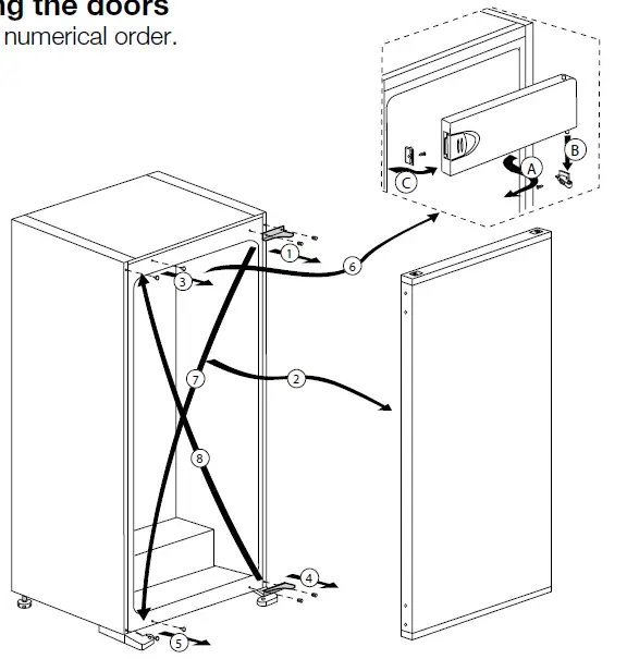 beko BSSA200M3SN 122cm Built-In Refrigerator-4