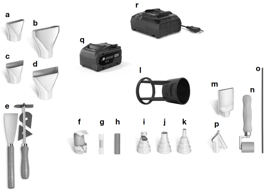 steinel MH3 Mobile Heat Incl 5 5Ah Battery and Charger - fig1