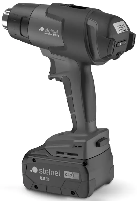 steinel MH3 Mobile Heat Incl 5 5Ah Battery and Charger - Program mode