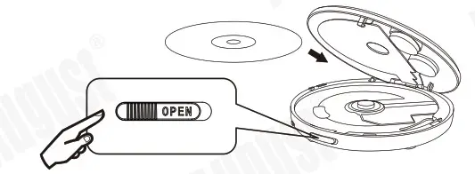 August SE10 Portable CD and MP3 Player - figure 8