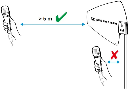 SENNHEISER AD 3700 Active Directional Antenna - Setup