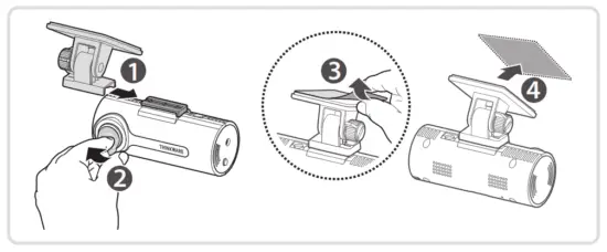 THINKWARE F70 Dash Cam - camera