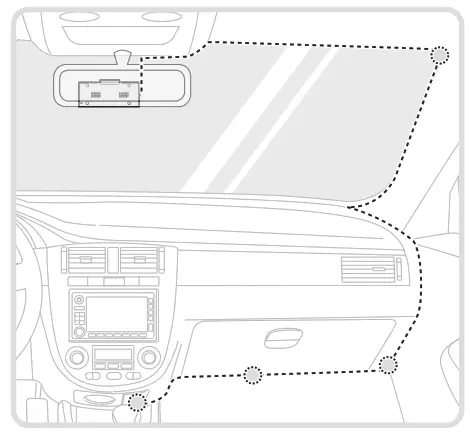 THINKWARE F70 Dash Cam - powe cable
