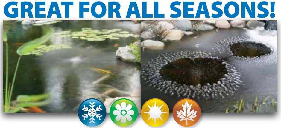 Crystal Clear KoiAir1 &amp GREAT FOR ALL SEASONS!