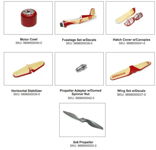 H-KING FG-1 Corsair Lucky Gallon Replacement Wing - figure 23