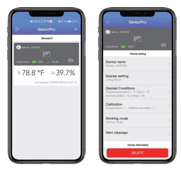 Perfect Prime TH201 Temperature & Humidity Smart Sensor-fig4