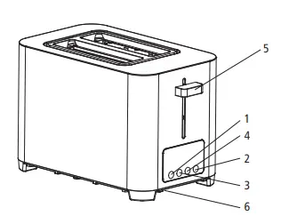 salton ET2072 digital toaster stainless steel-2 slice 1