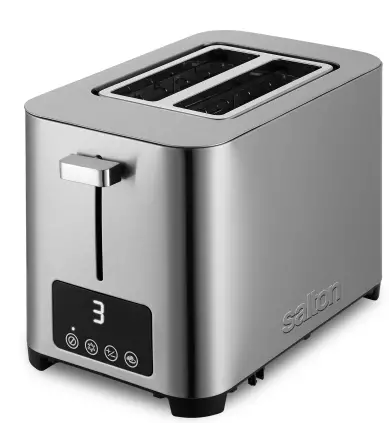 salton ET2072 digital toaster stainless steel-2 slice