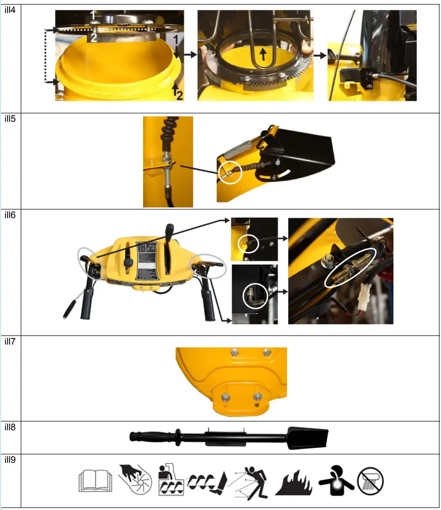TEXAS 7011TGE Snow Blower - fig2