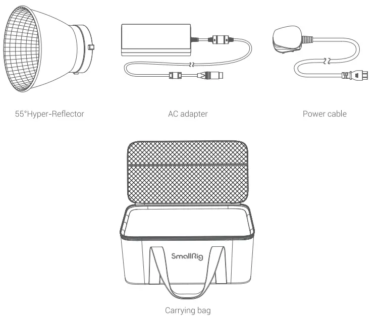 SmallRig RC220D Daylight LED Video Light-fig1