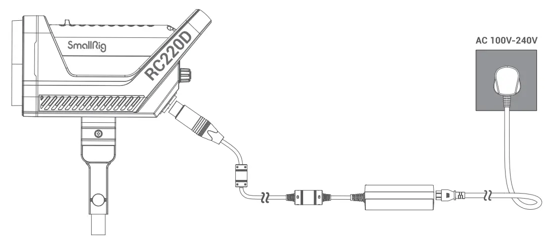 SmallRig RC220D Daylight LED Video Light-fig8