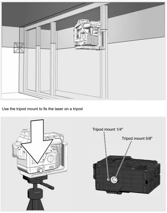 WALL MOUNT & GREEN TARGET PLATE
