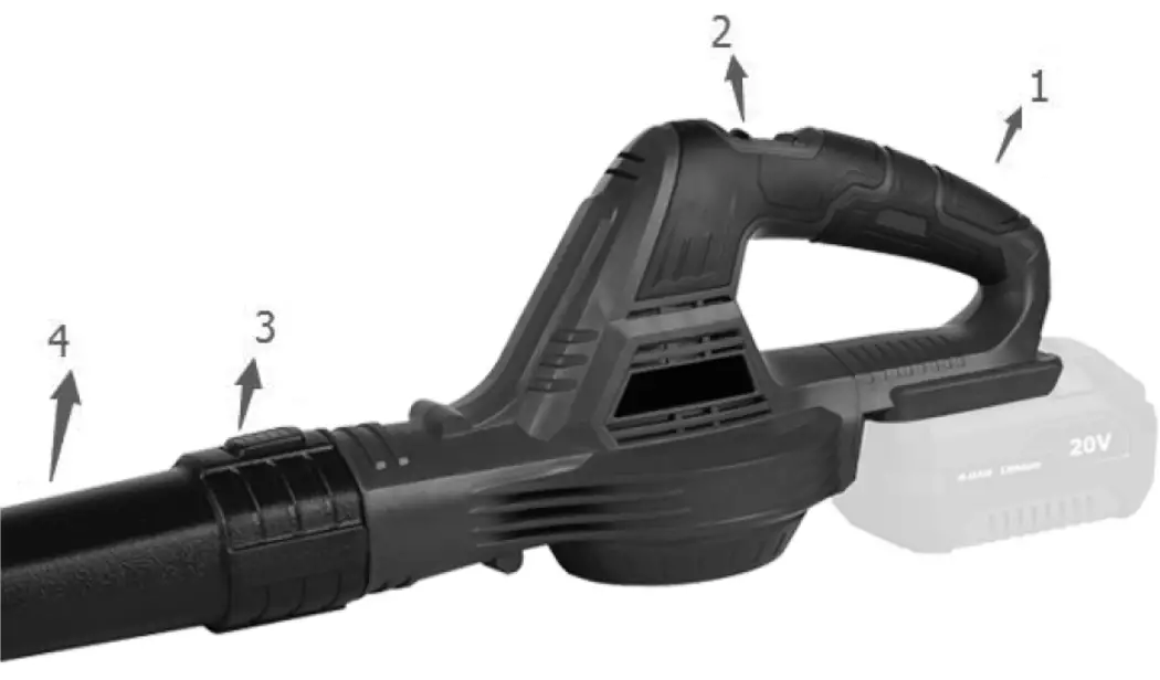 BORMANN PRO BBP4300 Solo Battery Hand Blower - Overview