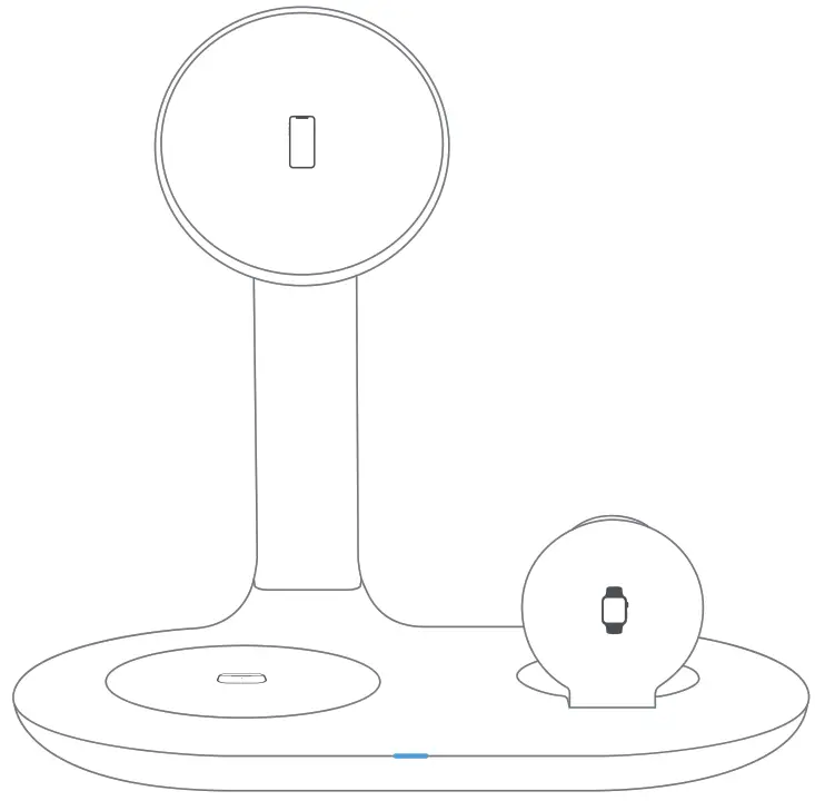 Shenzhen Nine Five Link Technology MC10 3-In-1 Magnetic Wireless Charging Stand -