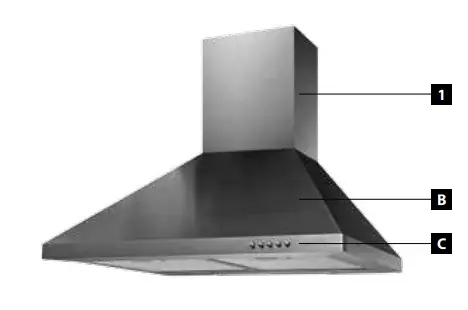 concept-OPK-3260n-Vapor-Chimney-Extractor-Hood-FIG-1