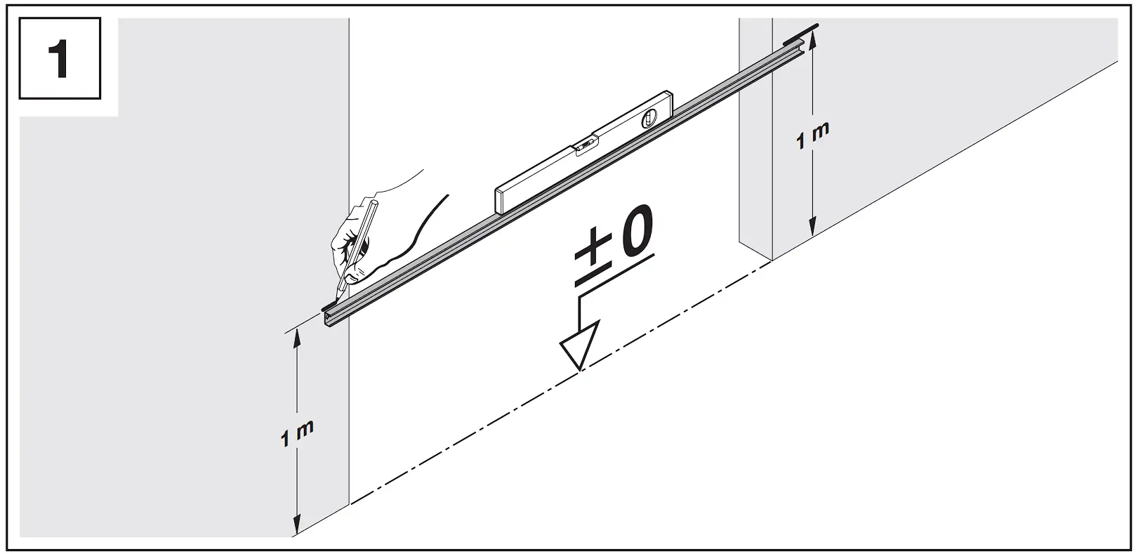 HOERMANN Series 60 Sectional Garage Doors, depth 42 / 67 mm Installation Instruction illustration