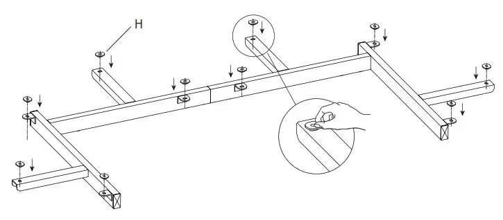 VIVO Black Corner Electric - ASSEMBLY STEPS 3