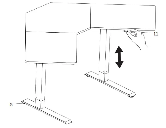 VIVO Black Corner Electric - ASSEMBLY STEPS 8