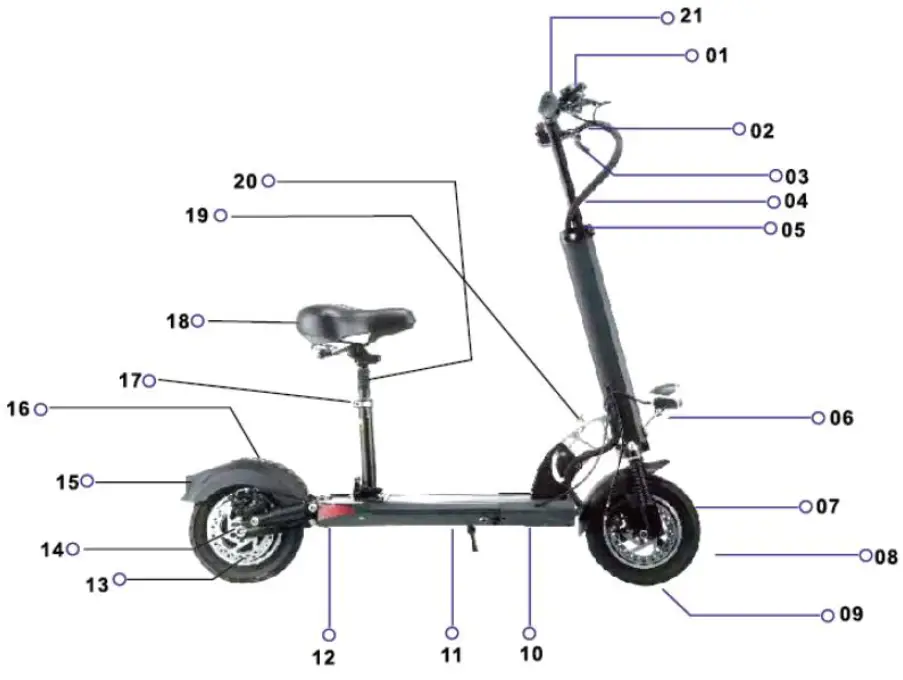 23784 E scooter W TEC Tendeal 10 - fIG 1