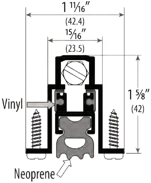 CAL-ROYAL ADB-704 Automatic Door Bottom A