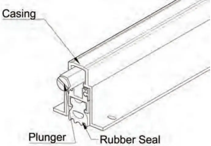 CAL-ROYAL ADB-704 Automatic Door Bottom B