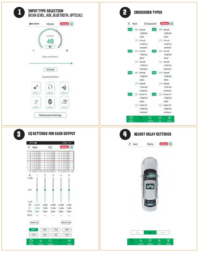 MEMPHIS AUDIO VIV68DSP Output Digital Sound Processor-22