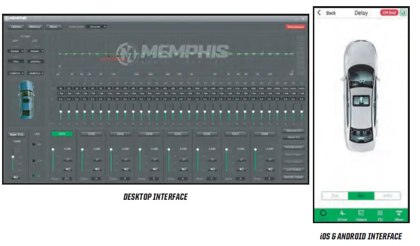 MEMPHIS AUDIO VIV68DSP Output Digital Sound Processor-6