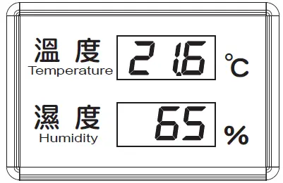 Jetec ELECTRONICS JTC-X40A-WL Remote Parameter Setting Temperature Humidity or CO2 Large Display-1