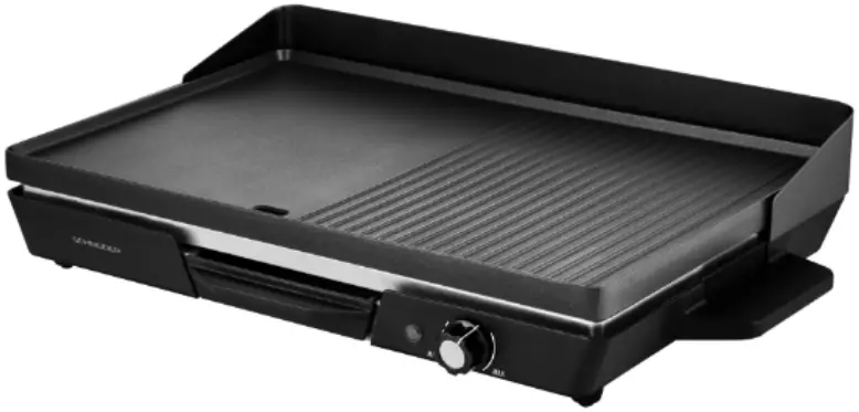 Schneider SCPL218B Plancha with Reversible Cooking Plate