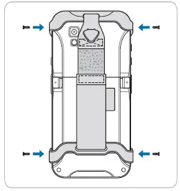 BlueBird CF550 Touch Mobile Computer-22