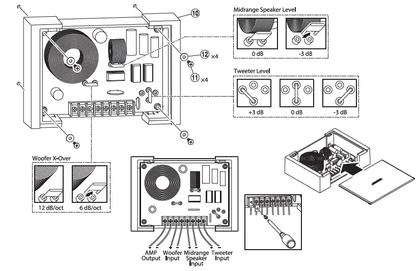 ALPINE HDZ-653S Status Hi-Res Series 6-1 2-Inch 3-Way Slim-Fit Component System-18