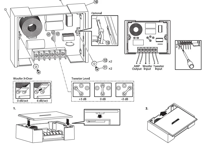 ALPINE HDZ-653S Status Hi-Res Series 6-1 2-Inch 3-Way Slim-Fit Component System-19