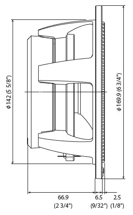 ALPINE HDZ-653S Status Hi-Res Series 6-1 2-Inch 3-Way Slim-Fit Component System-2