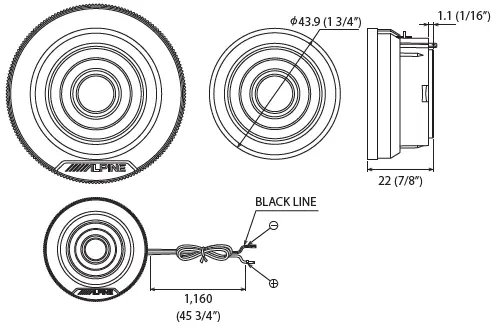 ALPINE HDZ-653S Status Hi-Res Series 6-1 2-Inch 3-Way Slim-Fit Component System-7
