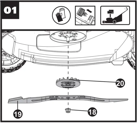 WORX WG749E Cordless Lawn Mower 4