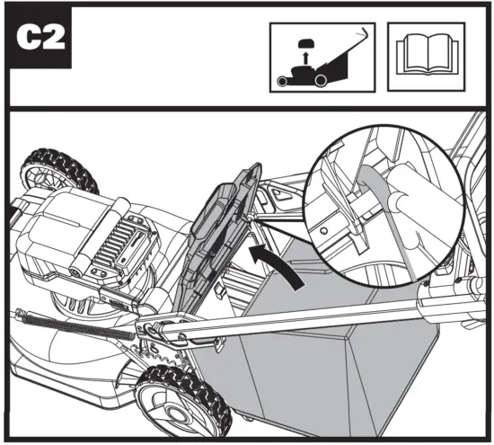 WORX WG749E Cordless Lawn Mower 2