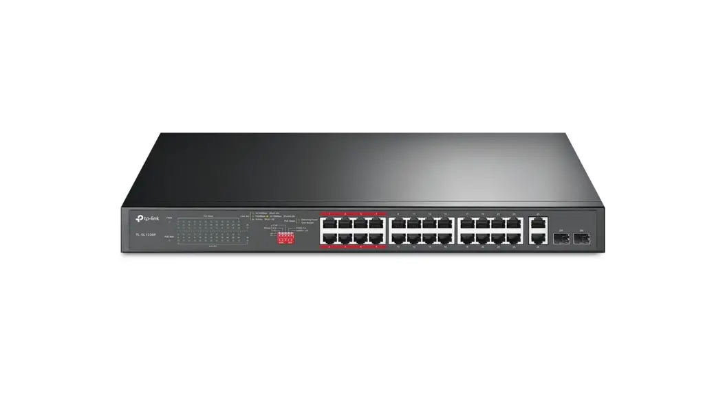 Tp-link Tl-sl1226p 24 Port 10 100mbps Plus 2-port Gigabit Unmanaged Poe Plus Switch User Manual