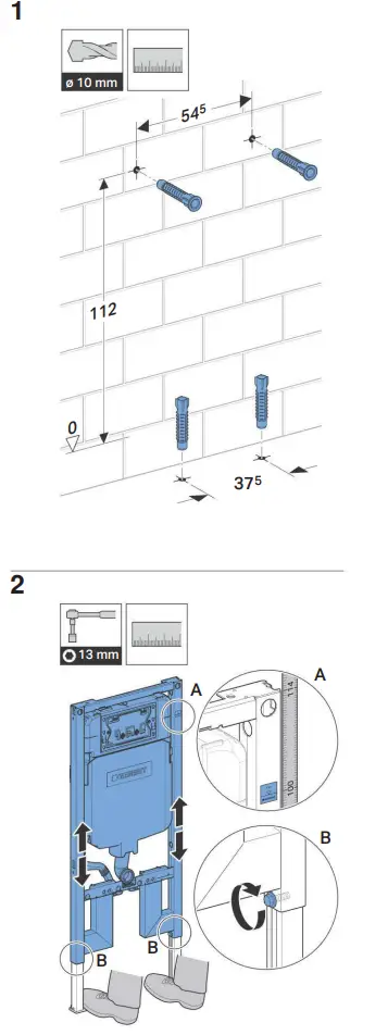 GEBERIT-Duofix-Frame-for-Wall-Hung-WC-FIG4