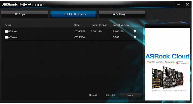 ASRocK Phantom Gaming User Manual - Installing BIOS or Drivers