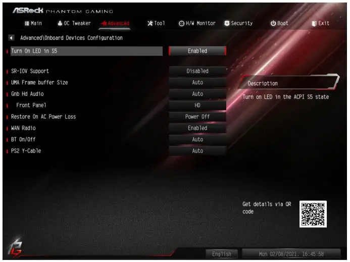 ASRocK Phantom Gaming User Manual - Onboard Devices Configuration