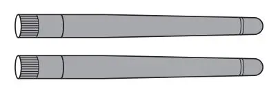 ASRocK Phantom Gaming User Manual - Prepare the WiFi 2.4 5 GHz Antennas that come with the package