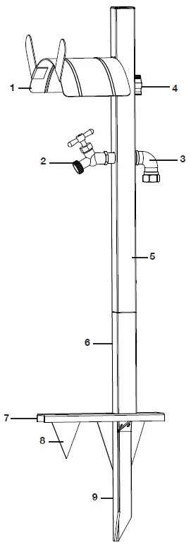 AQUAJOE-SJ-SHSBB-TAN-RM-Steel-Garden-Hose-Holder-With-Faucet-fig-1