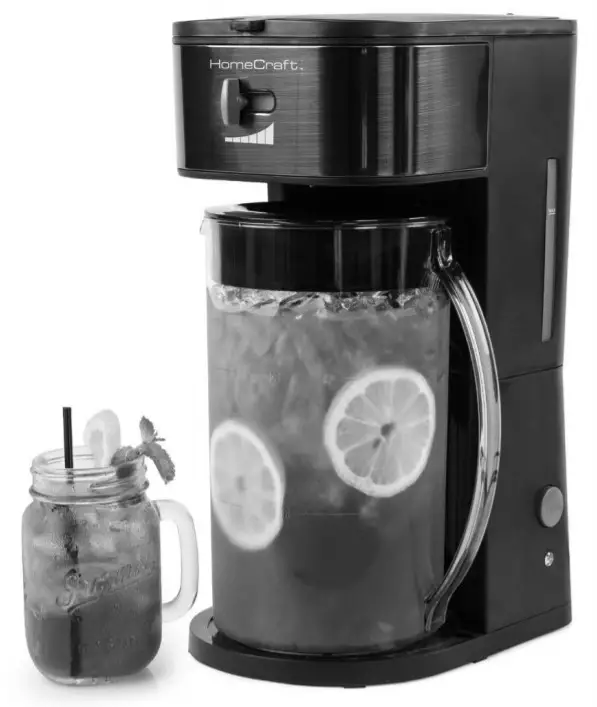 HomeCraft HCIT3BS Black Stainless Steel Coffee