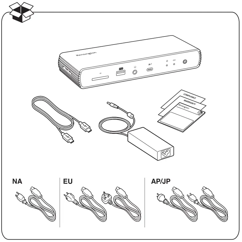 Kensington SD5750T Thunderbolt 4 Dual 4K Dock