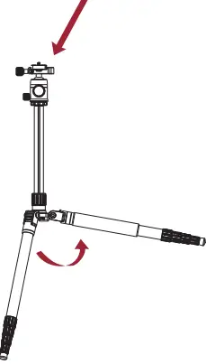 Adorama 3PCFTTH 3POD TREK Series Carbon Fiber Travel Tripod and Ball-FIG5