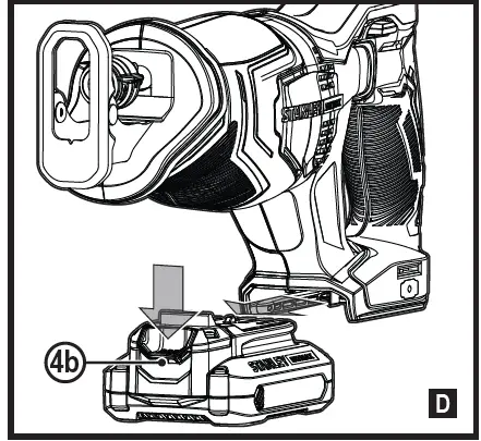 STANLEY SCR300 20V Sabre Saw 04