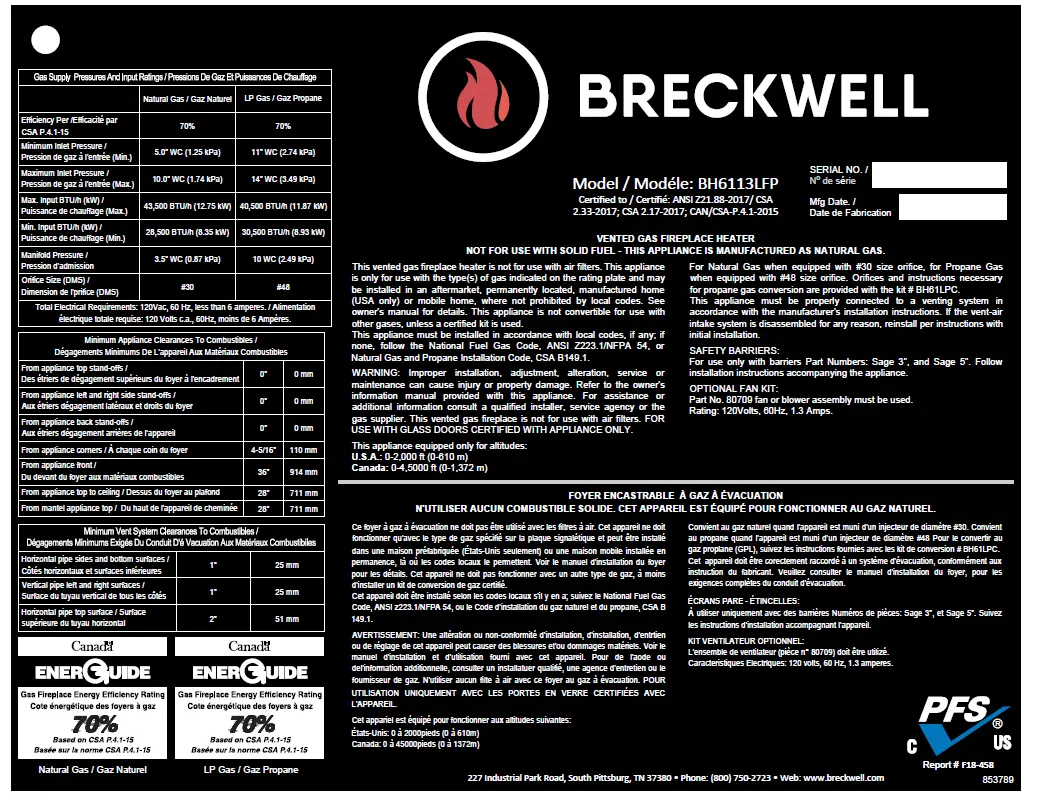 BRECKWELL-BH6113LFP-Direct-Vent-Linear-Fireplace-Instruction-Manual-fig-43