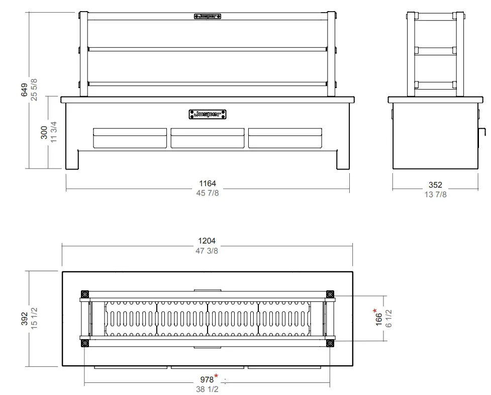 Josper ROBATAGRILLS Charcoal Ovens -Hot air exit 9
