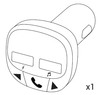 ENERGY SYSTEM CarBTFM3 Car Transmitter FM BT - overview 1