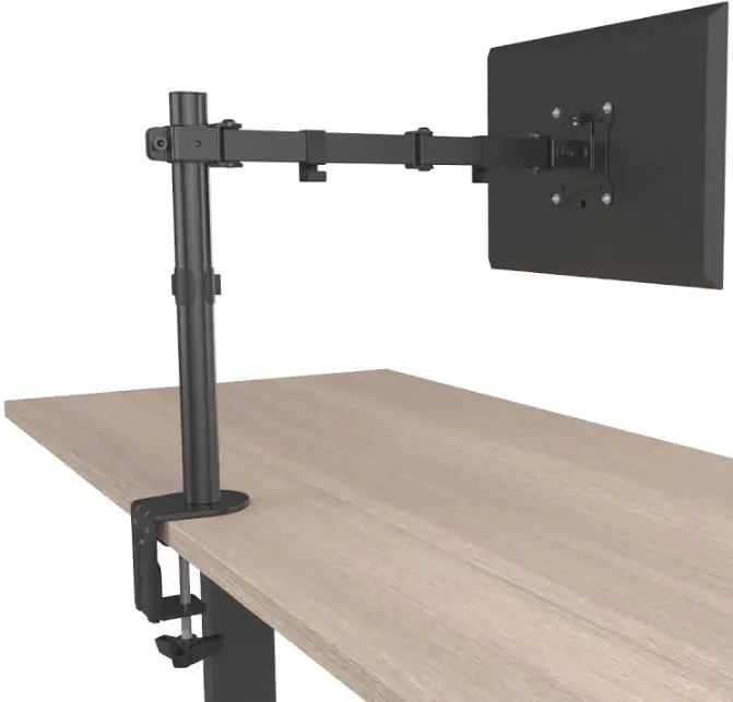 VonHaus 3005115 Adjustable Monitor Mount With Desk Clamp